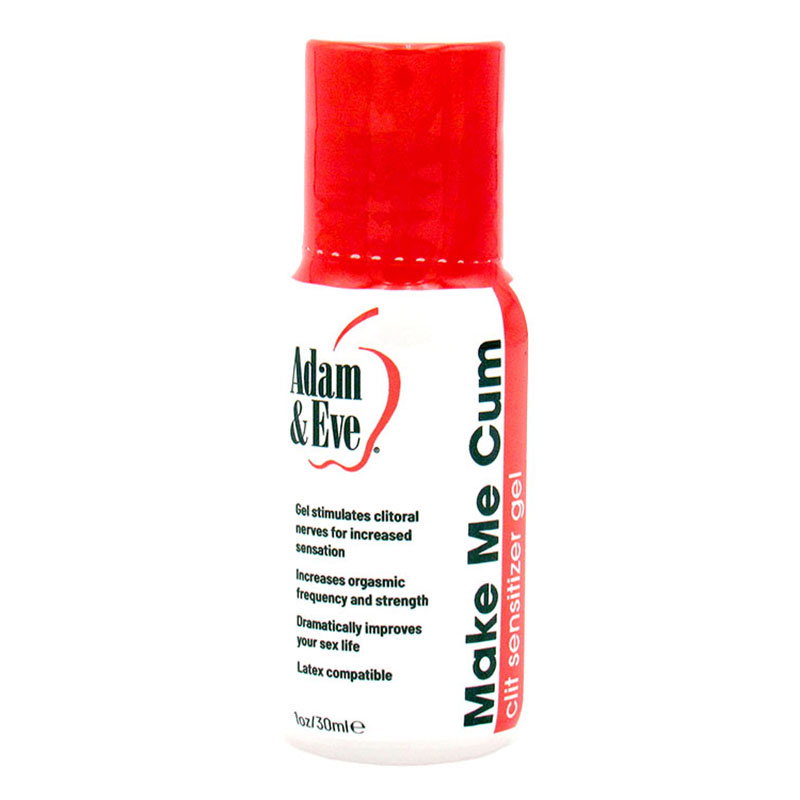 Adam & Eve Make Me Cum clitoral sensitiser gel bottle, 30ml
